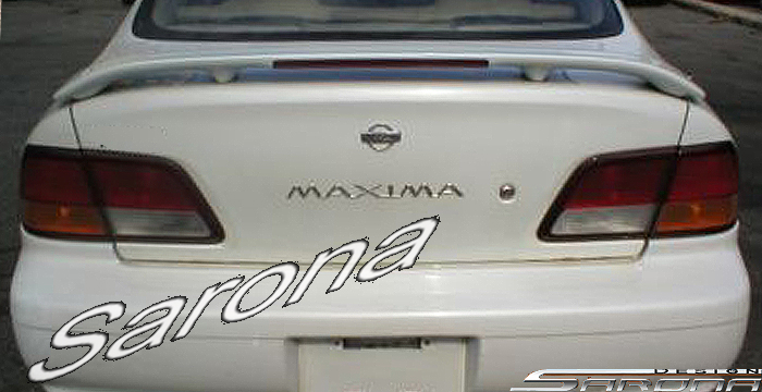 Custom 95-99 Maxima Wing # 100-07  Sedan Trunk Wing (1995 - 1999) - $249.00 (Manufacturer Sarona, Part #NS-018-TW)